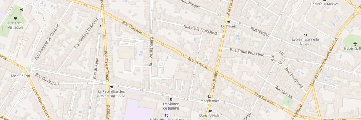Plan du 146 Rue de Turenne à Bordeaux