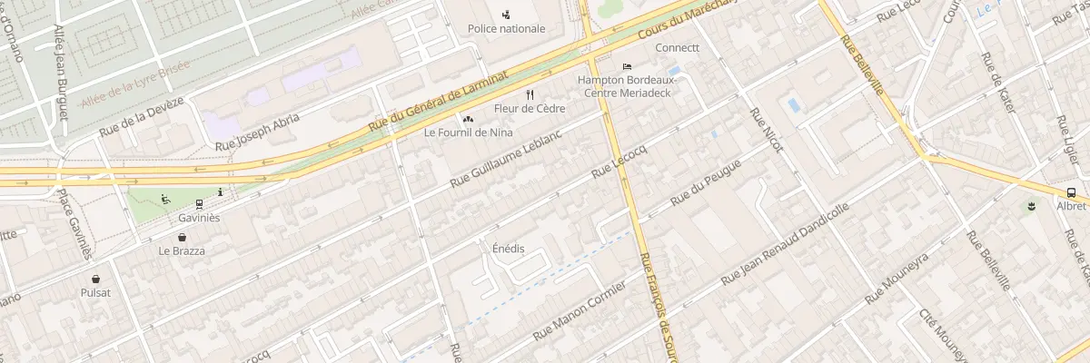 Plan du 137B Rue Lecocq à Bordeaux