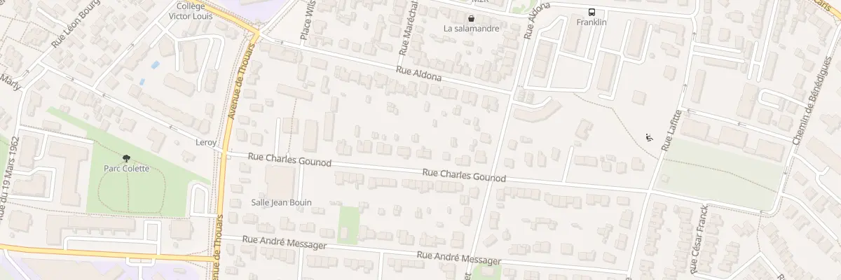 Plan du 32 Rue Charles Gounod à Talence