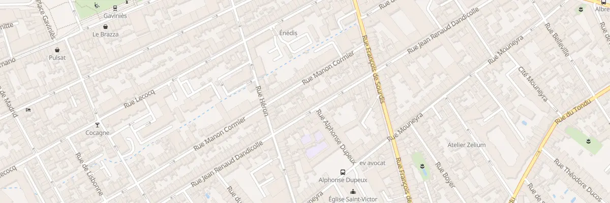 Plan du 71 Rue J Renaud Dandicolle à Bordeaux