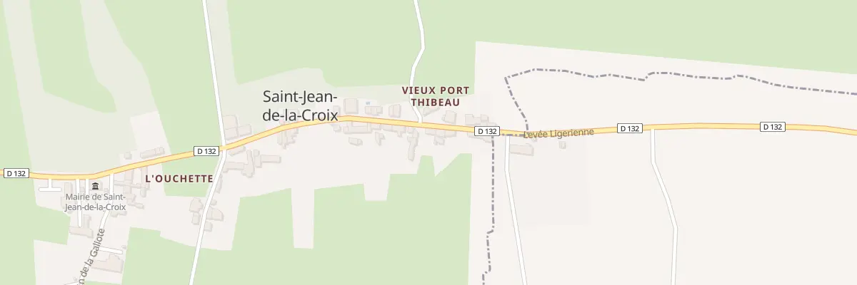 Plan du 55 Leve Ligérienne à Saint-Jean-de-la-Croix