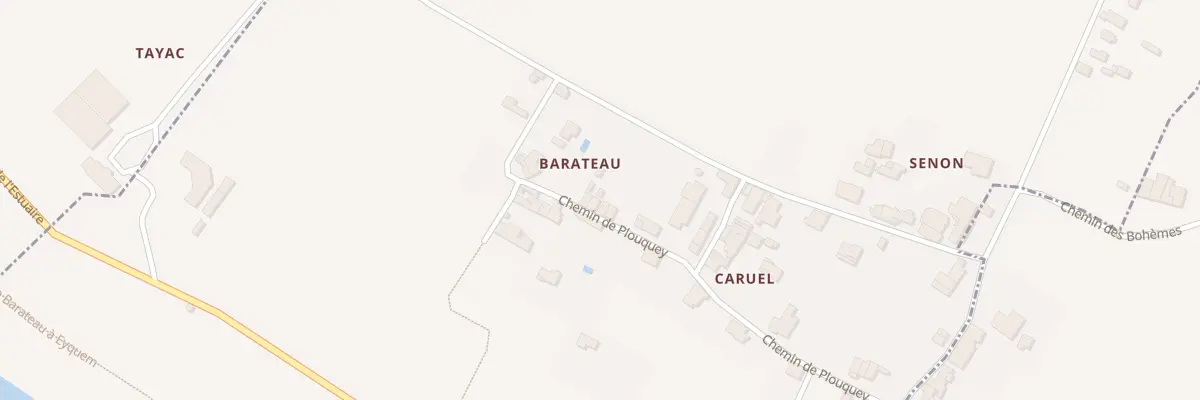 Plan du 113 Barateau à Saint-Seurin-de-Bourg