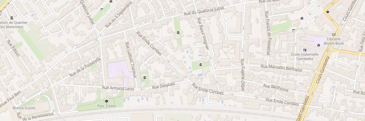 Plan du 103 Rue Émile Combes à Talence