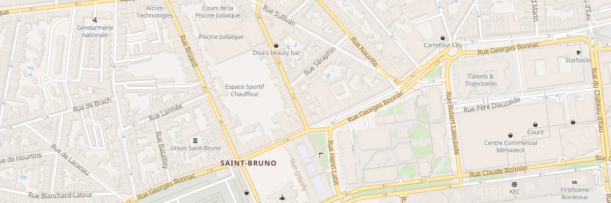 Plan du 46 Rue Chauffour à Bordeaux