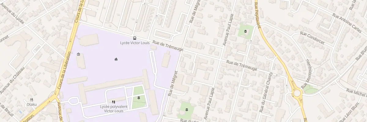 Plan du 54 Rue de Megret à Talence