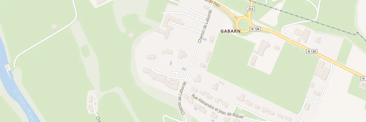 Plan du 10 Che de Laborde à Buzy