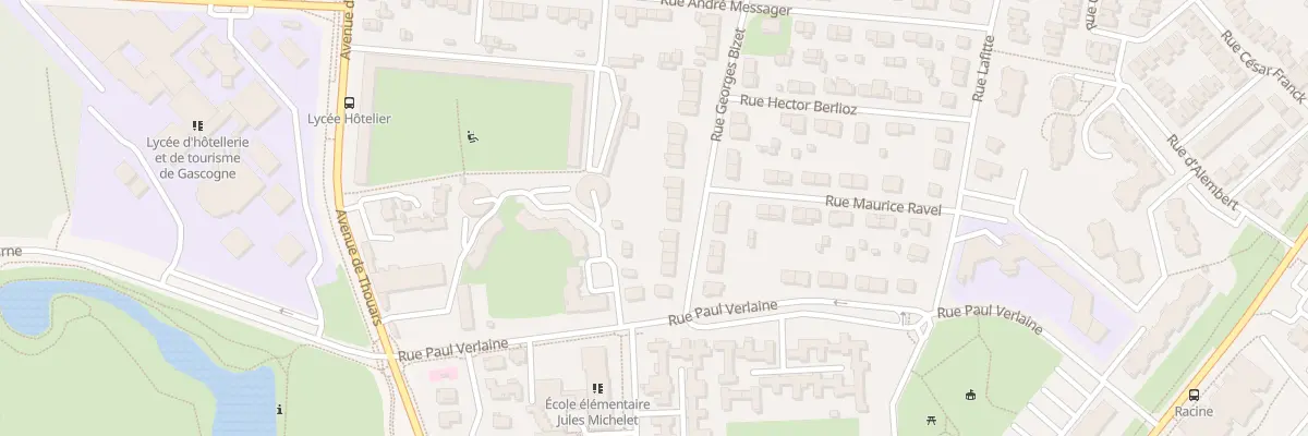Plan du 47 Rue Georges Bizet à Talence