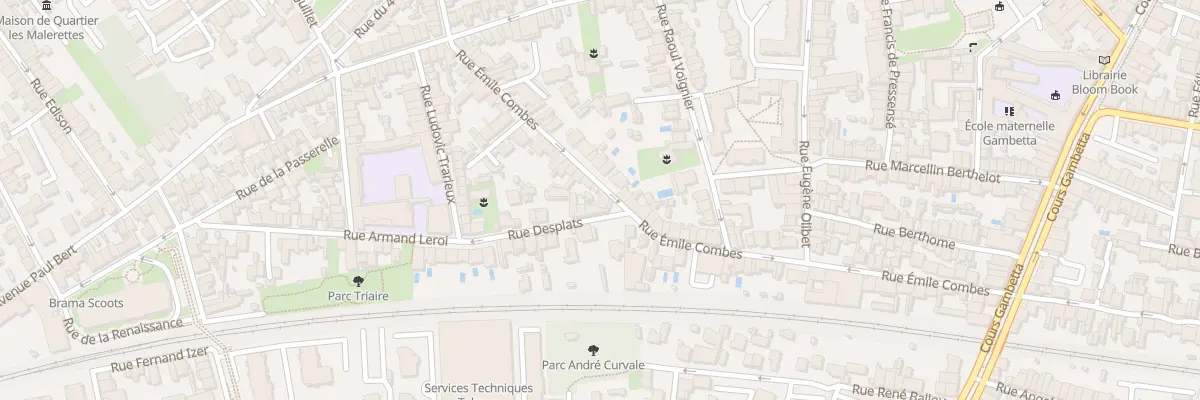 Plan du 88 Rue Émile Combes à Talence