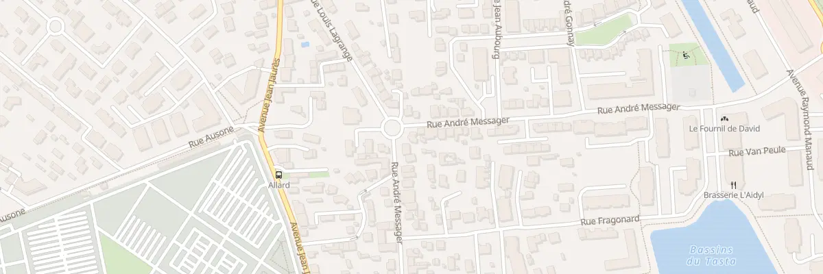 Plan du 34 Rue André Messager à Bruges