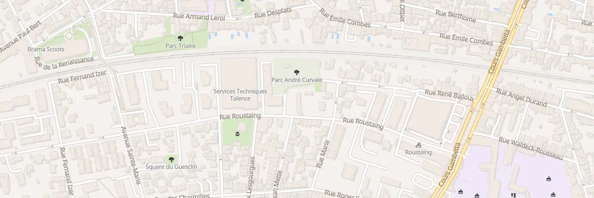 Plan du 55 Rue Roustaing à Talence