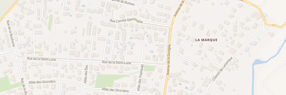 Plan du 43B Rue de la Demi-Lune à Léognan