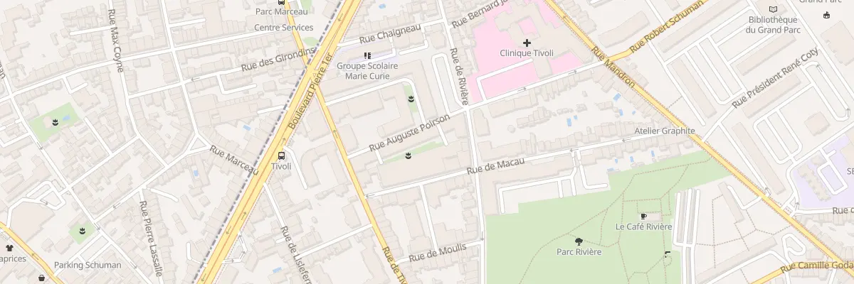 Plan du 48 Rue Auguste Poirson à Bordeaux