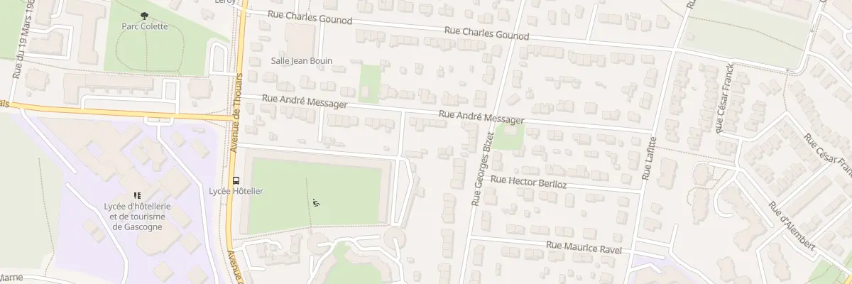 Plan du 35 Rue André Messager à Talence