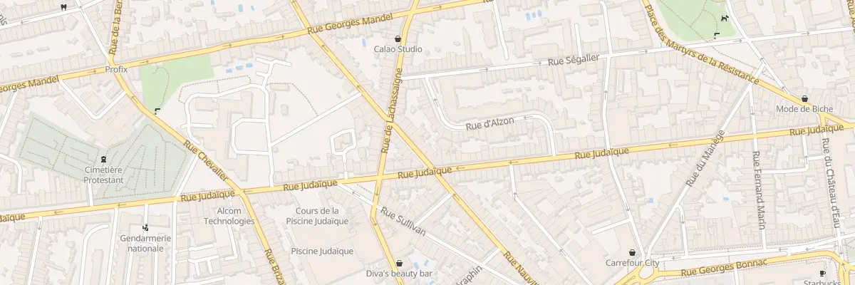 Plan du 10 Rue Jean Soula à Bordeaux