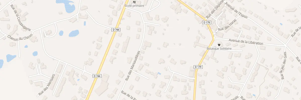 Plan du 5 Rue des Marsaudières à Moncoutant-sur-Sèvre