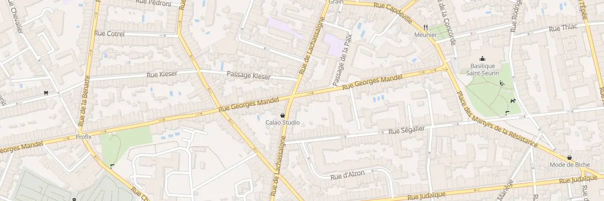 Plan du 56 Rue Georges Mandel à Bordeaux
