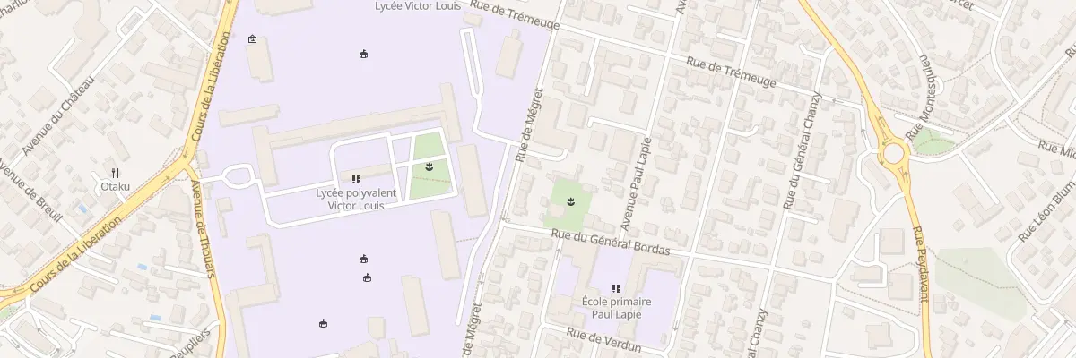 Plan du 72 Rue de Megret à Talence
