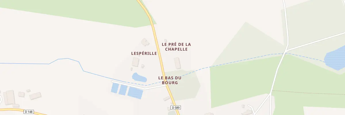 Plan du 1 Le Pré de la Chapelle à Bierné-les-Villages