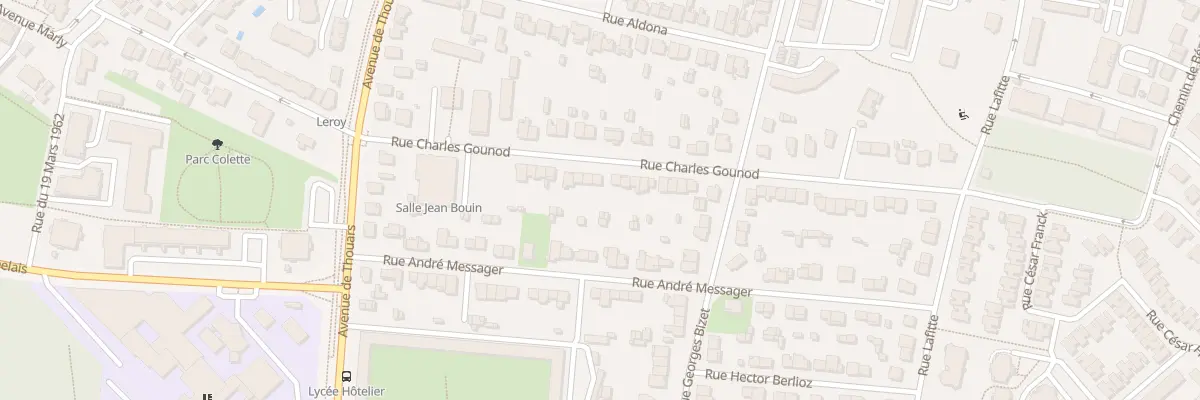 Plan du 29 Rue Charles Gounod à Talence