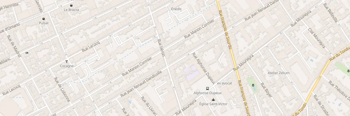 Plan du 79 Rue J Renaud Dandicolle à Bordeaux