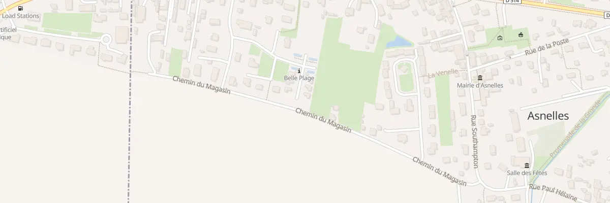 Plan du 14 Rue Chapelle Ste Honorine à Asnelles