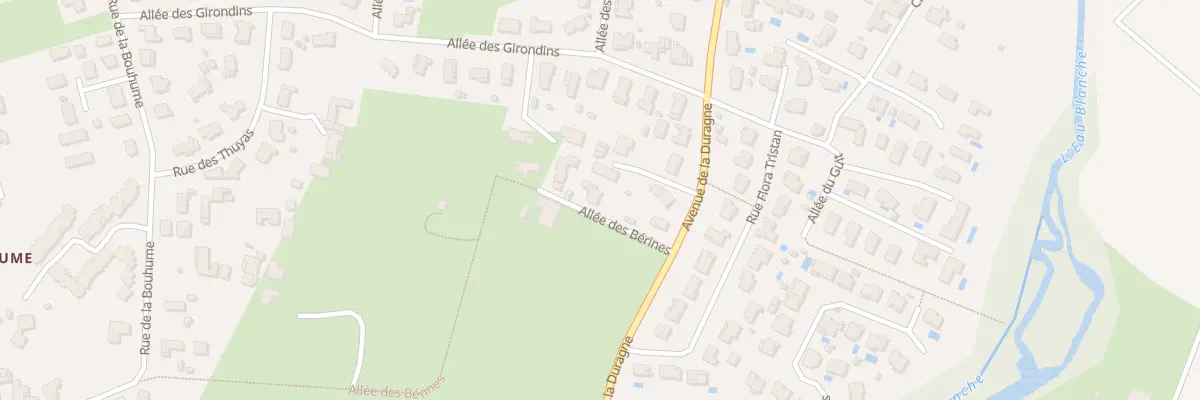 Plan du 9016 Av de la Duragne à Léognan