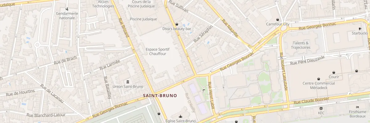 Plan du 43 Rue Chauffour à Bordeaux