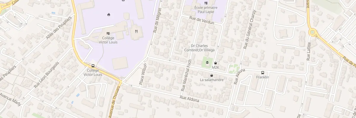 Plan du 10 Rue du Général Sarrail à Talence