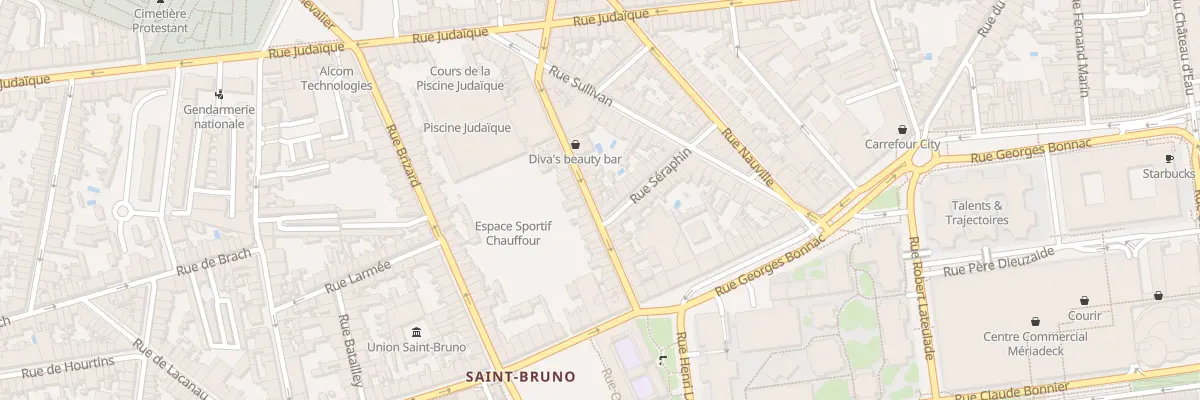 Plan du 32 Rue Chauffour à Bordeaux