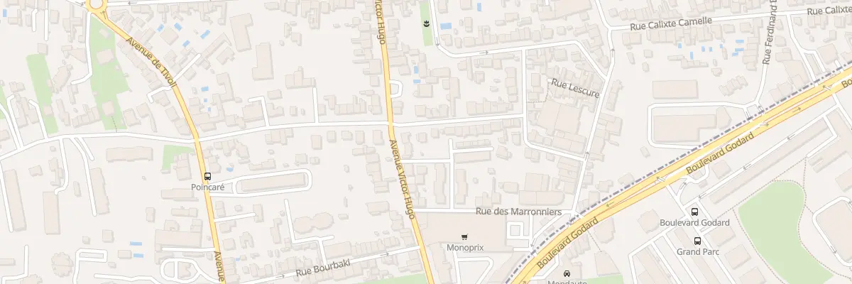 Plan du 143 Rue Raymond Poincaré au Bouscat