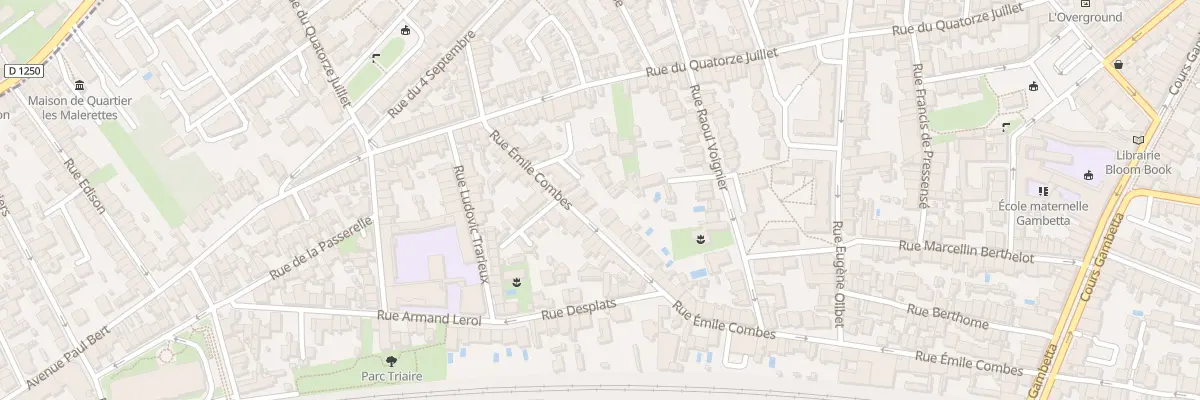 Plan du 111 Rue Emile Combes à Talence