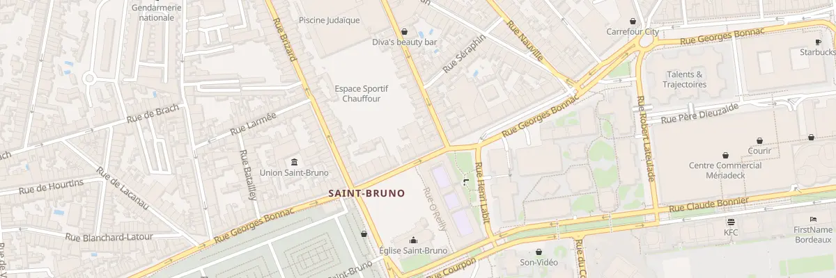 Plan du 173 Rue Georges Bonnac à Bordeaux