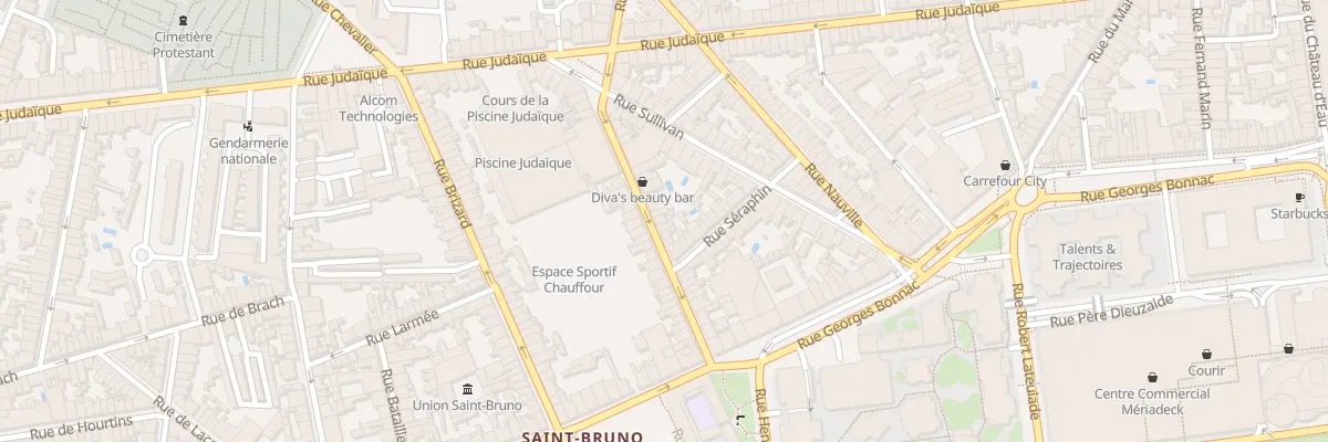 Plan du 26 Rue Chauffour à Bordeaux