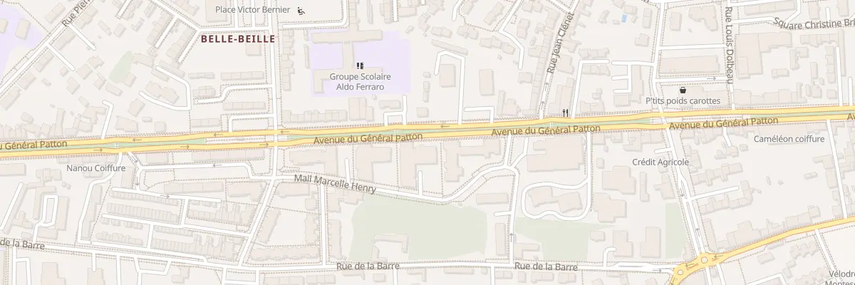 Plan du 99 Av Gen Patton à Angers