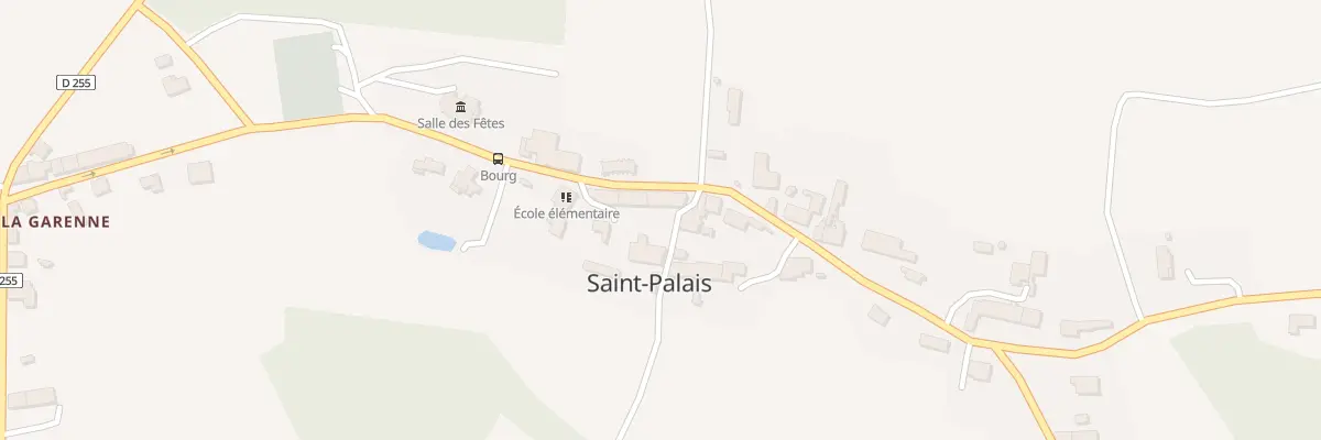 Plan du 73 Le Bourg à Saint-Palais