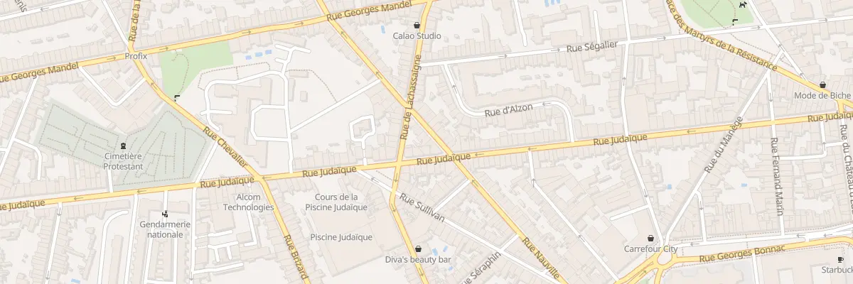 Plan du 5 Rue Jean Soula à Bordeaux