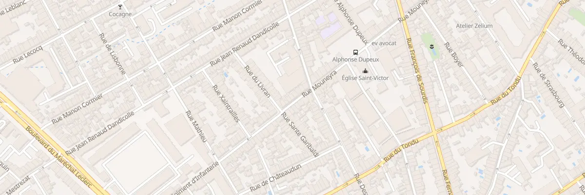 Plan du 191 Rue Mouneyra à Bordeaux