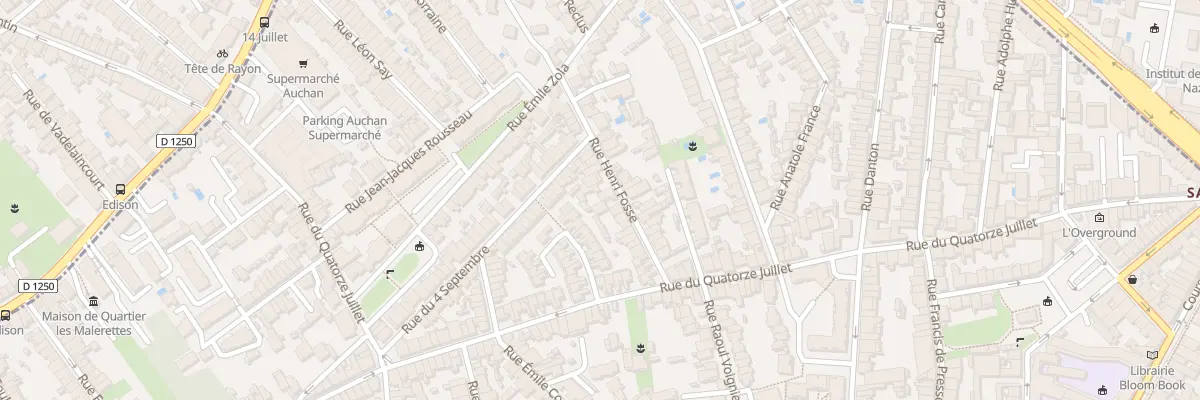 Plan du 26 Rue Henri Fosse à Talence