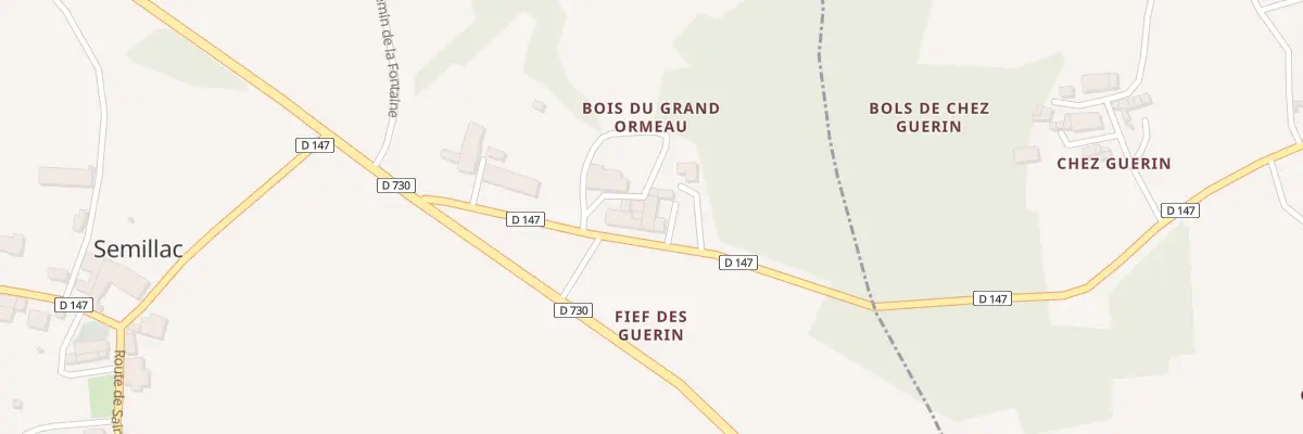 Plan du 9 Rue du Grand Ormeau à Semillac