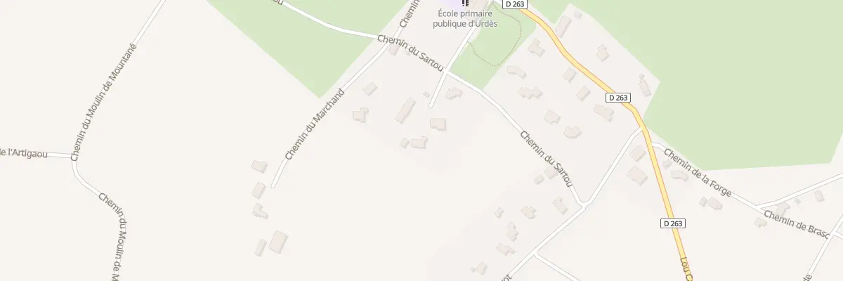 Plan du 59 All de Cabiroou Urdes à Lacq
