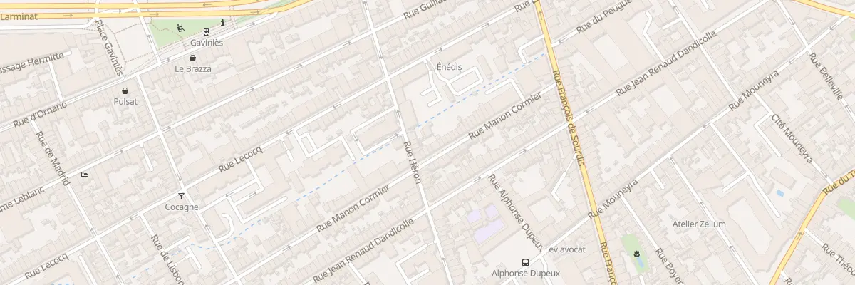 Plan du 53 Rue Manon Cormier à Bordeaux