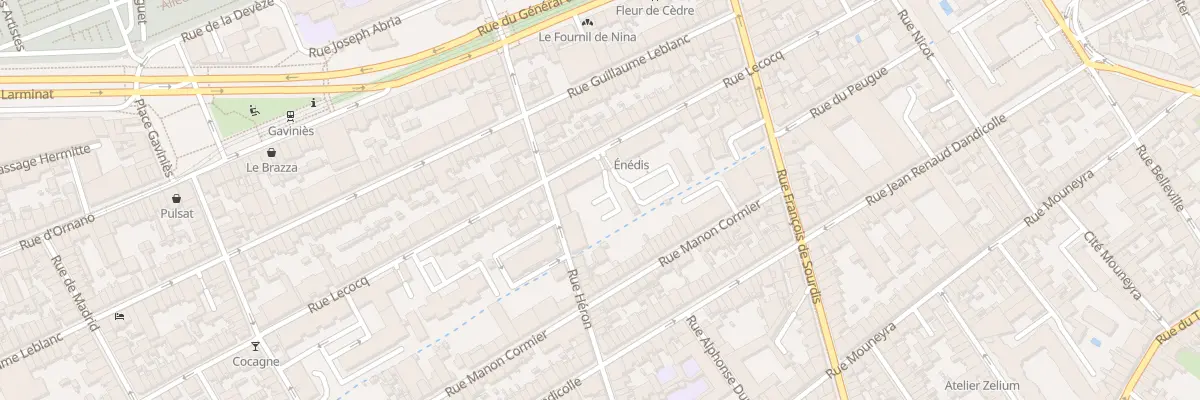 Plan du 136 Rue Lecocq à Bordeaux