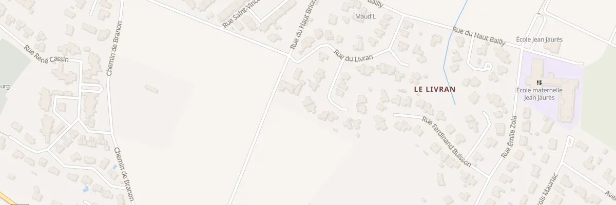 Plan du 10 Rue du Livran à Léognan