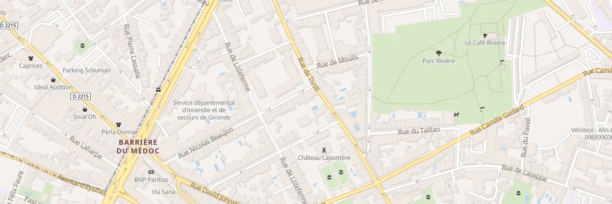 Plan du 53B Rue Nicolas Beaujon à Bordeaux