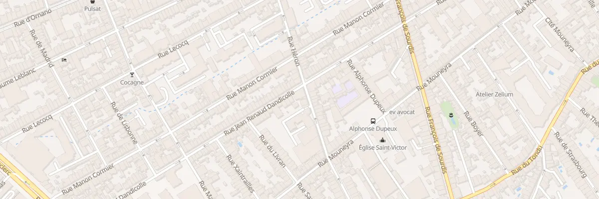 Plan du 98 Rue J Renaud Dandicolle à Bordeaux