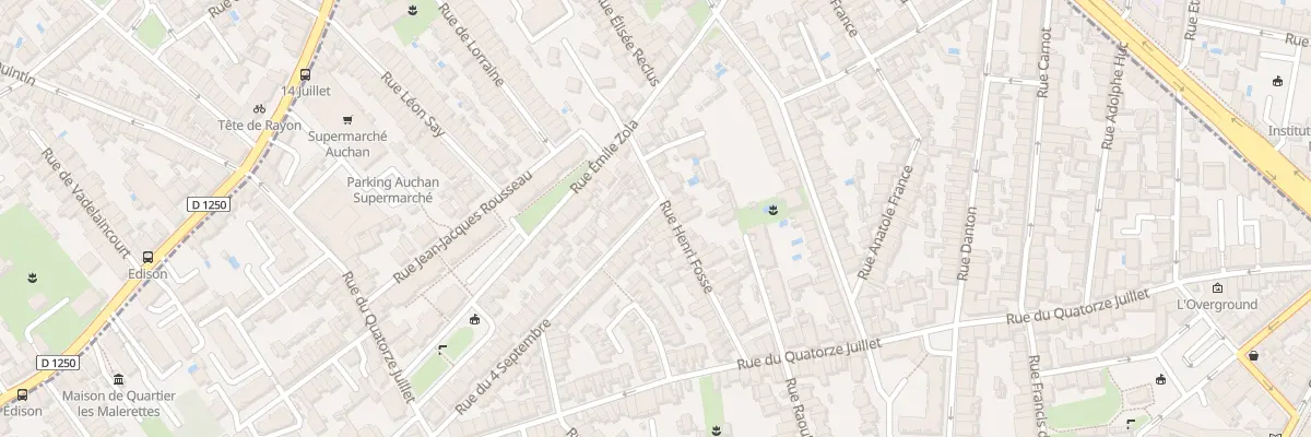 Plan du 38 Rue Henri Fosse à Talence