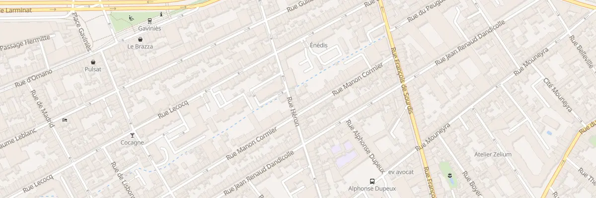 Plan du 82 Rue Heron à Bordeaux
