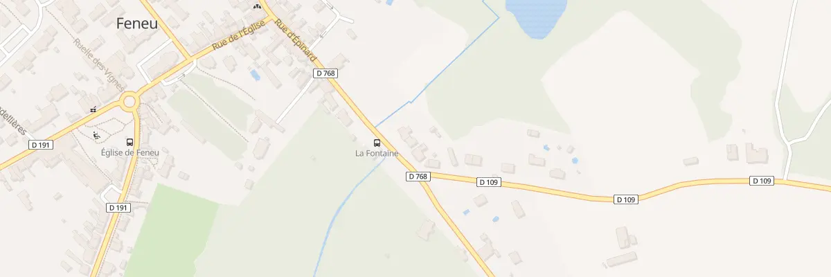 Plan du 14 Rue d’Épinard à Feneu