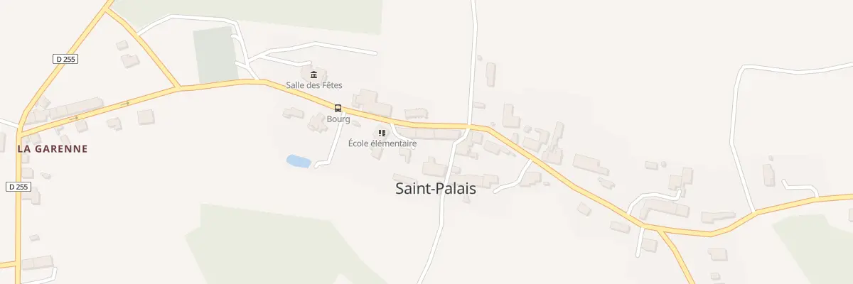 Plan du 75 Le Bourg à Saint-Palais