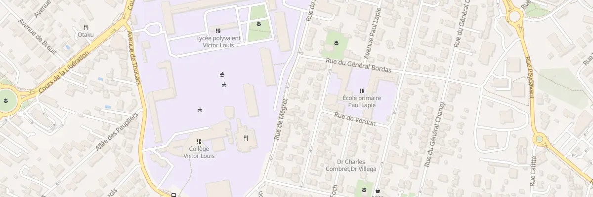 Plan du 88 Rue de Megret à Talence